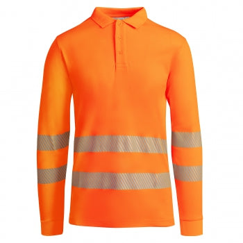 POLO REFLECTANTE FLUOR MANGA LARGA ATRIO | 1046