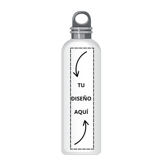 Botella aluminio personalizable